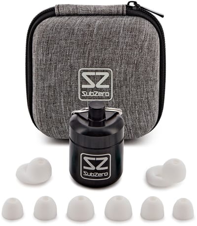 SubZero Pro Concertoordopjes met Etui, Wit