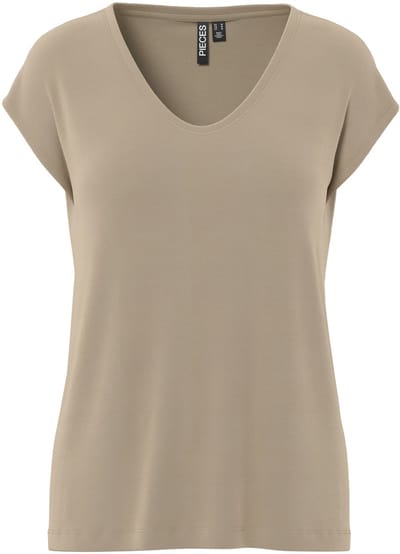 Pieces T-shirt Pckamala Tee Noos Bc 17095260 Silver Mink Dames Maat - M
