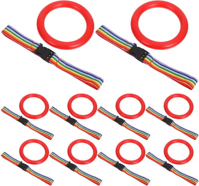 Veiligheidsloopkoord Kinderen - Anti-verloren polsband - Veilig op pad - 24 sets inbegrepen - 39.5 cm - Rood