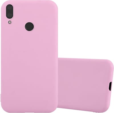 Cadorabo Hoesje geschikt voor Huawei Y7 2019 / Y7 PRIME 2019 in CANDY ROZE - Beschermhoes gemaakt van flexibel TPU silicone Case Cover
