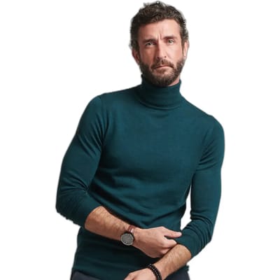 Superdry - Merino coltrui - Heren - Sweaters