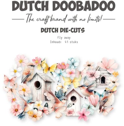 DDBD collage Die-cuts Fly away