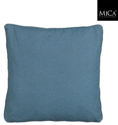 Mica Decorations Paddy kussen 45 x 45 x 10cm - Blauw