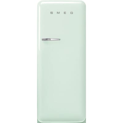 SMEG Koelkast Retro Vrijstaande ijskast Koelkast, Jaren 50, Enkeldeurs, Vrijstaand , Positie scharnier: Rechts, Watergroen