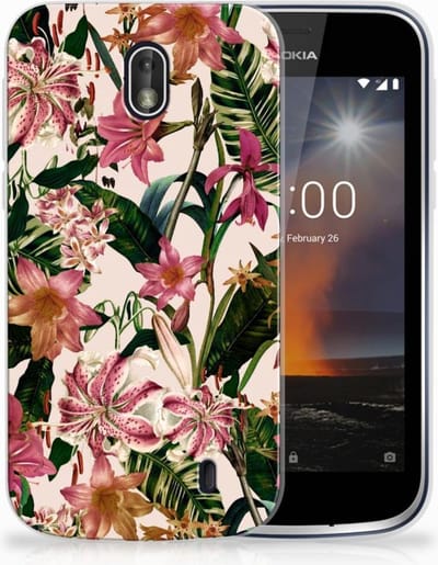 Nokia 1 TPU Case Flowers