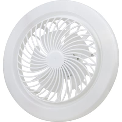 E27 Kleine Ventilatorlamp Stille Elektrische Ventilator Plafondlamp Studeerkamer Eetkamer Verlichtingsarmatuur Wit White Light wit