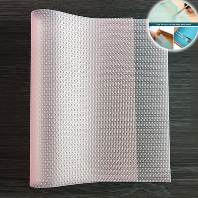 Koelkastmatjesset (8-delig) — Matjes voor glazen planken — Eenvoudig te reinigen, vlekbestendige EVA-matten — Vocht- en stofbestendige matten voor lades en kasten — Warmte-isolerende onderzetters en placemats — Geschikt voor kasten en lades