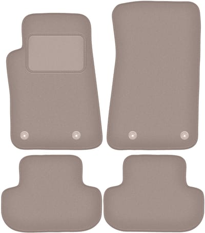Beige velours vloermatten voor: Chevrolet Camaro V 0 (2006-2015)