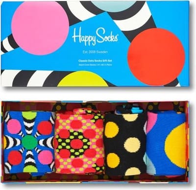 Happy Socks - Classic Dots 4-Pack Giftbox - 36-40