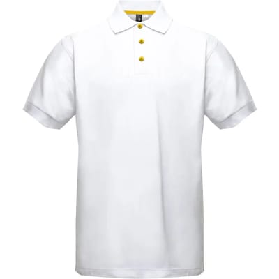 Polo met contrasterende knopen Pen Duick