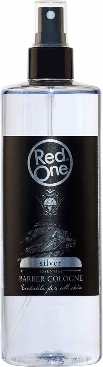 Red One Eau de Cologne Silver 150ml - Aftershave Parfum Heren - Langdurige Geur - Sensationele Geurbeleving - Kolonya - Barber Cologne Professional - Voor Alle Huidtypen - Aangenaam Gevoel van Frisheid en Reinheid