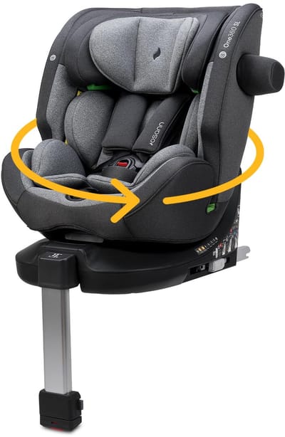 OSANN- Baby/kinderautostoeltje One360 SL i-Size - 40-150 cm - Van 0 tot 12 jaar - Groep 1/2/3 - Grijs