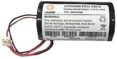 Vervangende lithium-accu Visonic 3 V met aansluiting voor bel/sirene box MCS-710 [0-9912-K]
