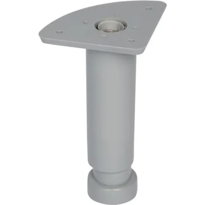 Duraline Meubelpoot Verstelbaar Pvc 3,5x12-18cm Grijs