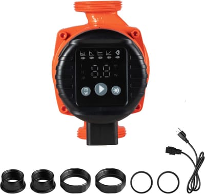 LPS25-6BP/130 Circulatiepomp, Gietijzeren Pomp, 58 L/Min, Maximale Opvoerhoogte 6 m, Warmwatercirculatie, Schroefdraadaansluiting, Stille Werking, Geschikt voor Huisverwarmingssystemen