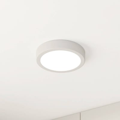 EGLO LED plafondlamp Fueva 5 IP44 3000K wit Ø16cm