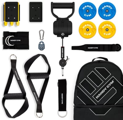 Handy Gym Evolution Elite - Vliegwieltraining - Versterkt railsysteem - Excentrisch trainen
