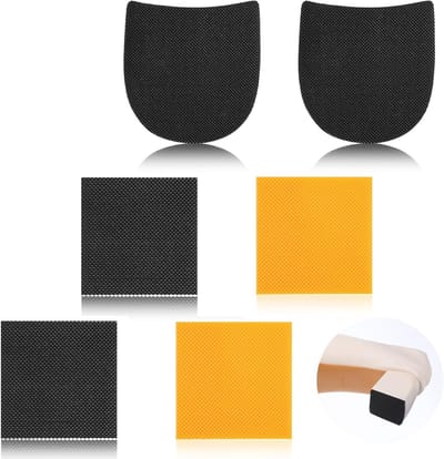 Schoenhak-reparatiekussens - 6 stuks antislip hakbeschermers voor heren en dames, 3,5 mm dikke rubberen hakken voor optimale bescherming en comfort