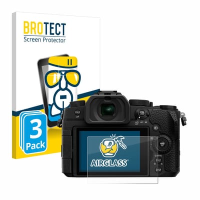 Screenprotector 3 Stuks voor Panasonic Lumix DC-G91 Beschermglas transparant