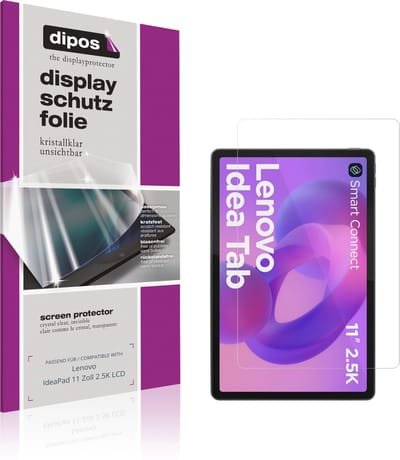 dipos – 2x Beschermfolie geschikt voor Lenovo IdeaPad 11 Zoll 2.5K LCD | Krasbestendige & heldere Screenprotector Ultra-Thin