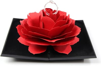 Elegante Rozenringdoos voor Verlovingsringen, Sieraden en Huwelijksgeschenken - Perfect voor Voorstellen en Verjaardagen