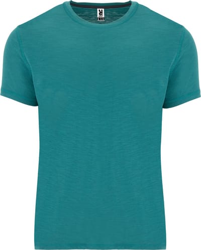 2 Pack T-shirts unisex met korte mouwen Terrier 150 gram iets langer rugpand gram Groen - S