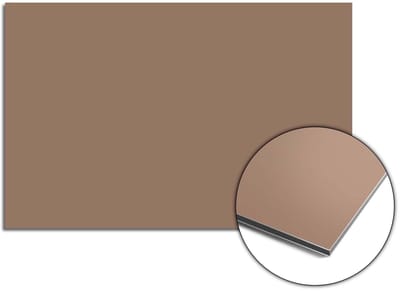 KitchenArt - Mocha Mousse Spatscherm - 100x65 cm - Spatscherm Achterwand Keuken - Spatwand Keuken