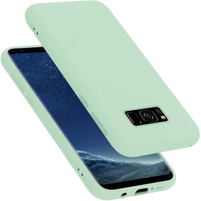 Cadorabo Hoesje geschikt voor Samsung Galaxy S8 PLUS in LIQUID LICHT GROEN - Beschermhoes gemaakt van flexibel TPU silicone Case Cover