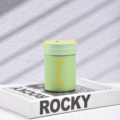 Tasse Ton Ton Double Boisson en Acier Inoxydable Haut Niveau d'Apparence Tasse à Bec pour Filles Mini Tasse Thermos Portable d'Extérieur 420ml