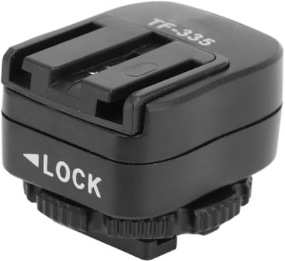Allecto - Flitsschoen adapter - Flitsschoenen voor Sony camera's - Zwart - PC-aansluiting - Geschikt voor A7 A7S A7R 6 RX1 RX10