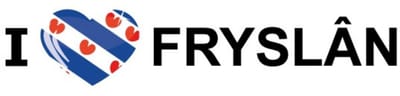 Sticker - I love Fryslan - 19 x 4 cm - Fryslan - landenthema
