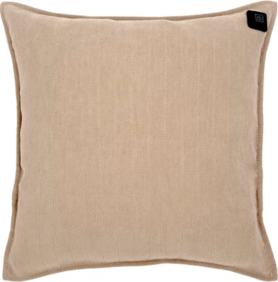 Draadloos Warmtekussen – Chenille stof – Beige – Inclusief 10.000mAh Powerbank – Infrarood Kussen heeft ook een geïntegreerde 2,5m Kabel voor direct gebruik in Stopcontact & USB poort