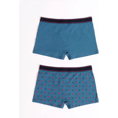 Katoenen stretch boxershorts Lois Moto (x2)