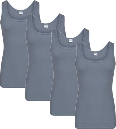 Beeren heren hemd - 4-pack - maat XL - steel grey