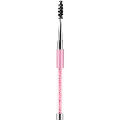 Wimperwenkbrauwborstel Mascara Staafjes Applicator Spooler Wimperverlenging Wenkbrauwkam Groen roze