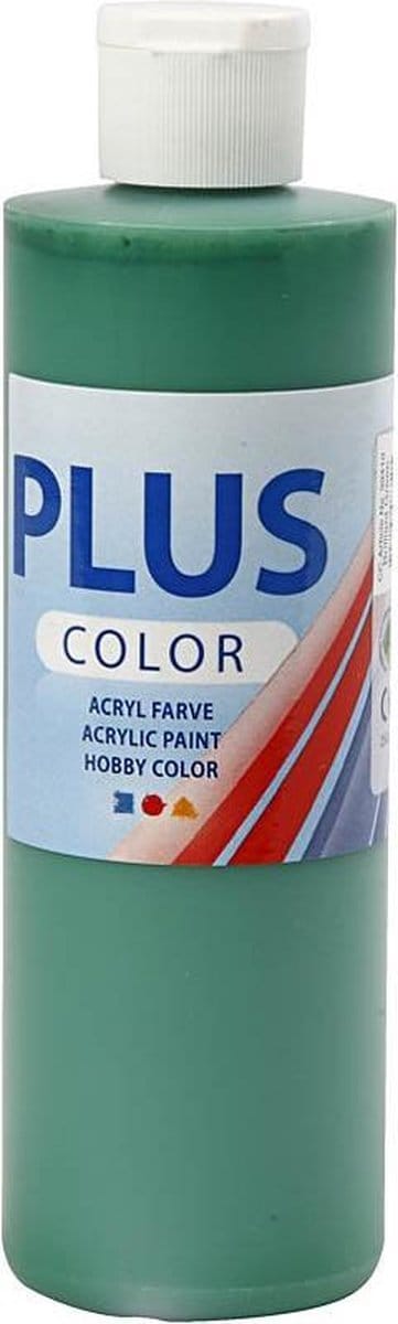 Plus Color Acrylverf, brilliant groen, 250 ml/ 1 fles