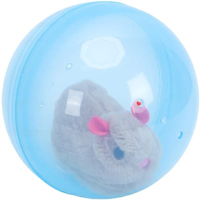 Zelf rollende kattenbal Automatische bewegingsdetectie Rollende bewegende elektronische pluche hamsterbal Interactief huisdierspeelgoed voor kat hond