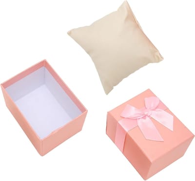 Elegante Horlogebox voor Sieraden en Armbanden - Organizer voor Dames en Heren - Roze Horlogeopslag met Transparante Deksel