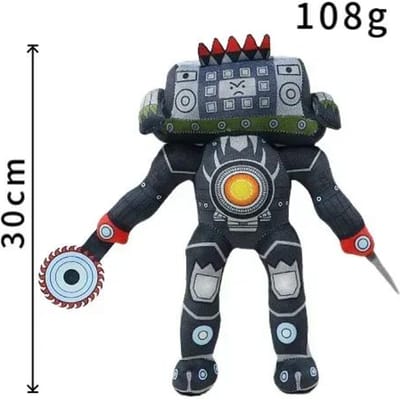 Peluches Titan Speakerman Jouets Sinister Clockman Amélioration Peluche Remplie Dragon Drillman Titan Sombre Clockman Peluche Poupée Titan Tvman