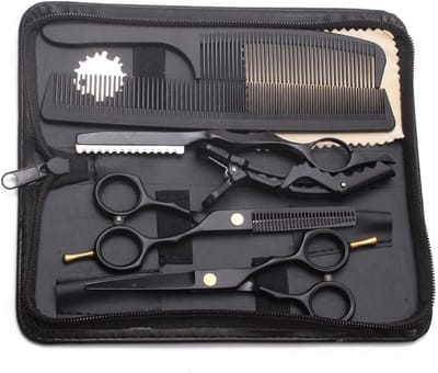 Zylo® Kappersset - Professionele Kappenset - Set voor Mannen en Vrouwen- 22x10x4cm - Zwart