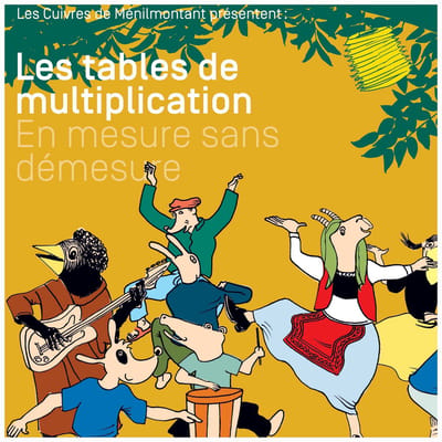 Les Cuivres De Menilmontant - Les Tables De Multiplication En Mesure, Sans Demes (CD)