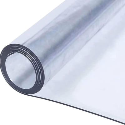 Transparant Zeil - Afdekfolie Raamzeil - Wind Regen Buiten - Scheurvast Waterdicht - 140x500 cm - Transparant