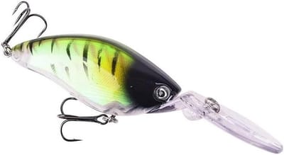 Vissaas Kunstaas - Wobbler Hengelsport - Roofvis Vangen - Realistische Drijfwerking - 110 mm 18 g - Veelkleurig