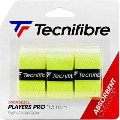 Tecnifibre Tennis / Padel overgrip Fluor Geel - 3 pack