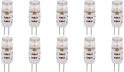 SPL G4 LED Lamp 1W Dimbaar - Warm Wit - 100lm - T10 - 10 Stuks