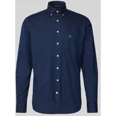 Regular fit vrijetijdsoverhemd met streepmotief, model 'All Season'