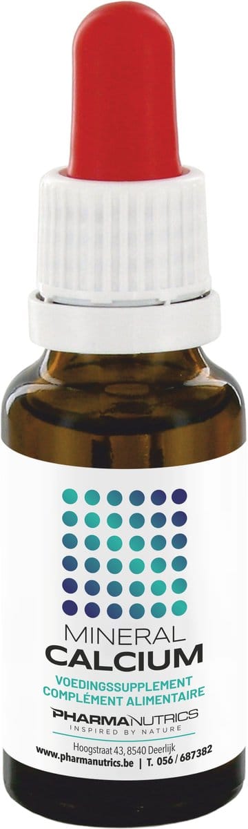 PharmaNutrics Mineral Calcium - 50 ml Druppels - Vloeibaar Calcium Supplement - Voor Sterke Botten & Tanden - Ondersteunt Spierwerking