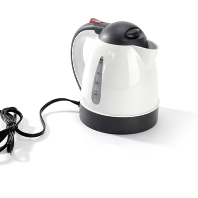 1000 ml elektrische autowaterkoker 12V 150W draagbare sigarettenaanstekerwaterkoker voor op reis, wit 12V 150W wit