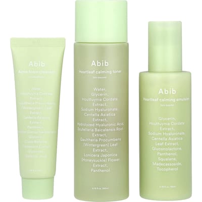 Abib, heart leaf calming step 2 set, 3-piece set