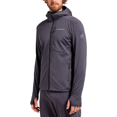 La Sportiva Chill Thermal Fleece Met Kap Grijs M Man